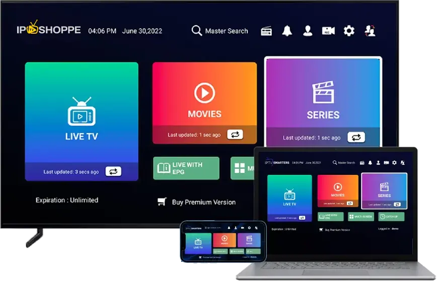 Streaming service of iptv shop